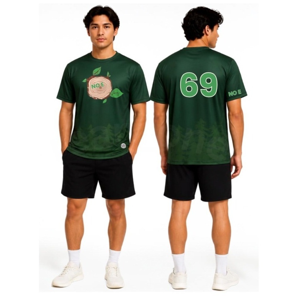Savage Men's Made For Adventure 69 No Balls Dark Green Jersey SS Shirt Small